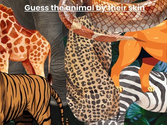 Can you guess which animal this skin belongs to?