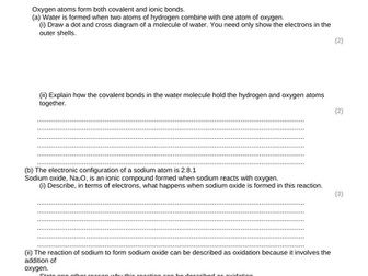 covalent bonding ppt, worksheet & ans