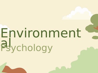 OCR Psychology: Environmental stressors