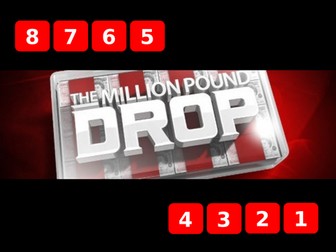 Million pound drop KS2 SATS maths revision game