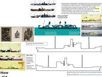 Vorticism and Dazzle ships