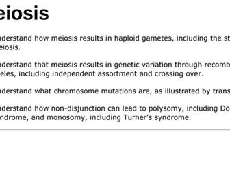 Meiosis
