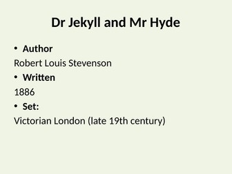 Jekyll and Hyde GCSE - 3 exam questions and revision (AQA)