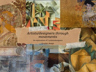 Artists/designers in Art movements Powerpoint