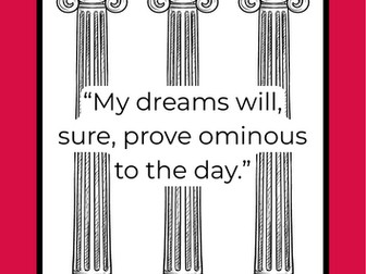 Shakespeare Alphabet Posters