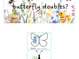 Minibeasts - Butterfly doubles
