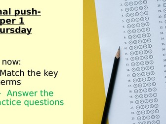 Citizenship GCSE-Exam practice for paper 1