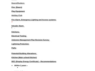 Building Report Template