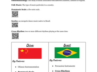 JC Music: Ethnomusicology