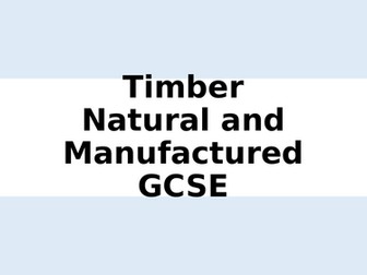 GCSE Timbers Theory