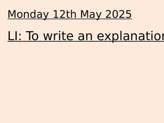 Year 2 Explanation text how a caterpillar becomes a butterfly and how seeds grow into plants