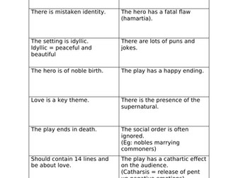 Macbeth Tragedy vs Comedy Conventions Sort