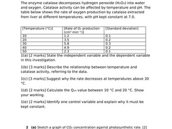 AQA A Level Biology Paper 2 Revision Booster 2025