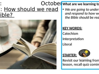 How should we read the Bible?