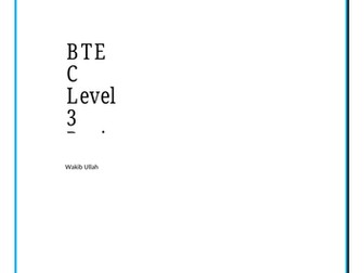 BTEC Level 3 Business Unit 3: Personal and Business Finance - Quick Revision Guide