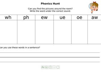 Phase 5 Phonics Hunt