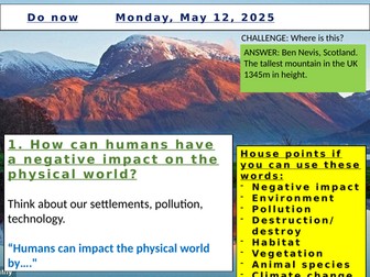 What is the physical geography of the UK?