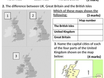 Our country, my place - UK based assessment
