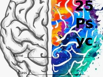 AQA Psychology Summer Work Booklet