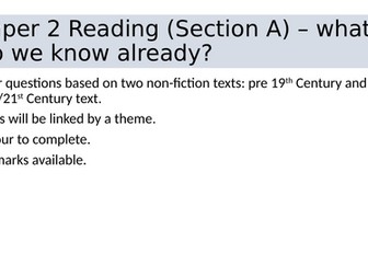 AQA Language Paper 2 Practise