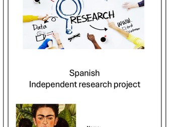 Spanish Summer Project - GCSE options