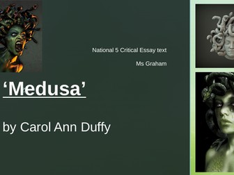 'Medusa' poem by Carol Ann Duffy N5/Higher