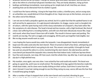 Eduqas Component 1 Hyena Paper