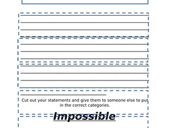 Chance and Uncertainty