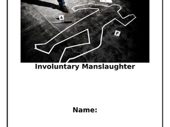 Eduqas Criminal Law Fatal Offences Workbook