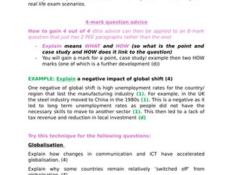 Edexcel  geography paper 2 preparation guide