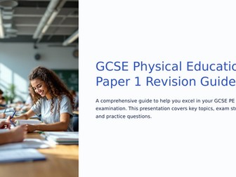 GCSE PE Paper 1 Revision