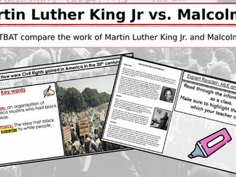 MLK vs Malcolm X- LITERACY and INDEPENDENCE