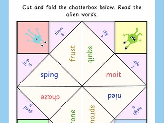 Phonics Paper Chatterboxes