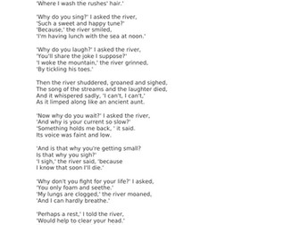 Year 3 Poetry unit of work