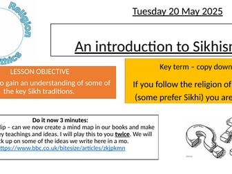 Sikhism: an introduction