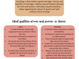 OCR A-Level Classics Men and women