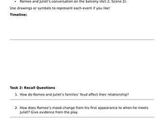 KS3 Cover: Romeo and Juliet