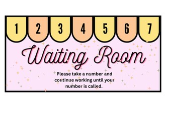 Classroom waiting room