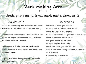 Plants Provision Area Skills Adult Role