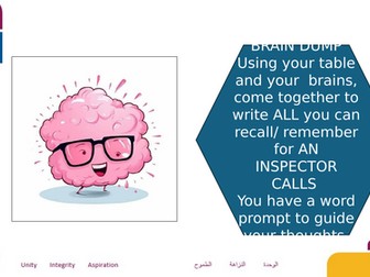 AIC revision An Inspector Calls