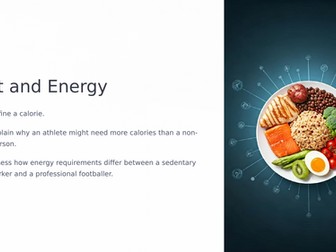 GCSE PE - Diet and Energy