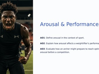 GCSE PE - Arousal and Performance