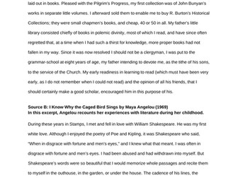 English Language Paper 2 mini mock