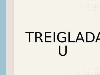 Treigladau Cymraeg