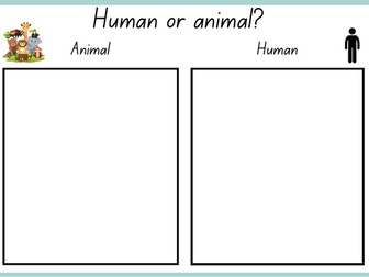 Human or Animal cut and stick