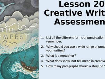 The Tempest - Creative Writing Assessment - Shipwreck