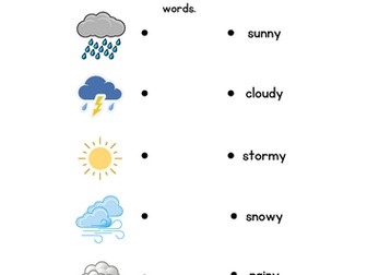 Weather activity booklet