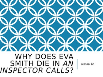 'An Inspector Calls' Drama/ English unit
