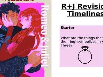 Romeo and Juliet revision grid resource