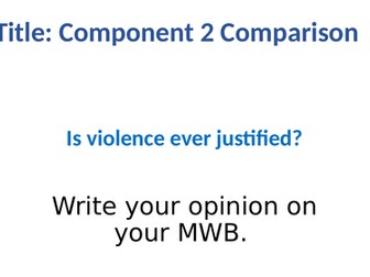 Eduqas English Language Comparison